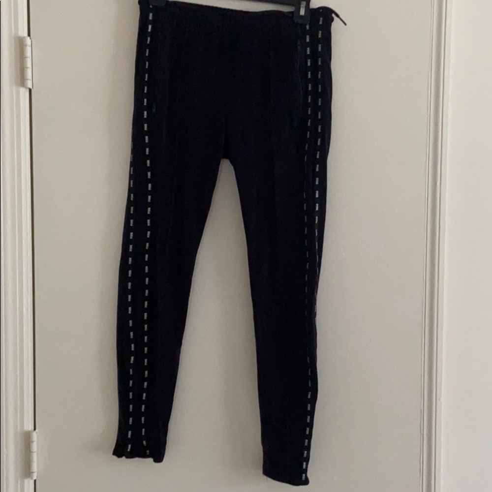 Velour track pants (PINK)